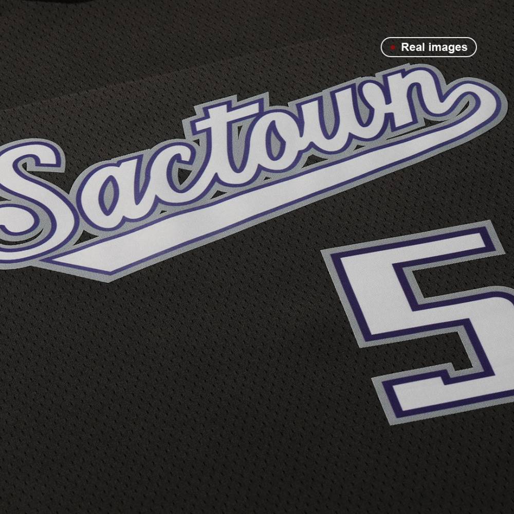 Men's Sacramento Kings De'Aaron Fox #5 Black 2021/22 Swingman NBA Jersey - City Edition-Pro Kit Vault | Brand New 26/27 Sports Jerseys